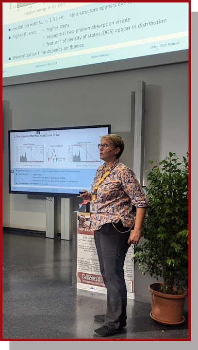 B. Rethfeld during her contribution.